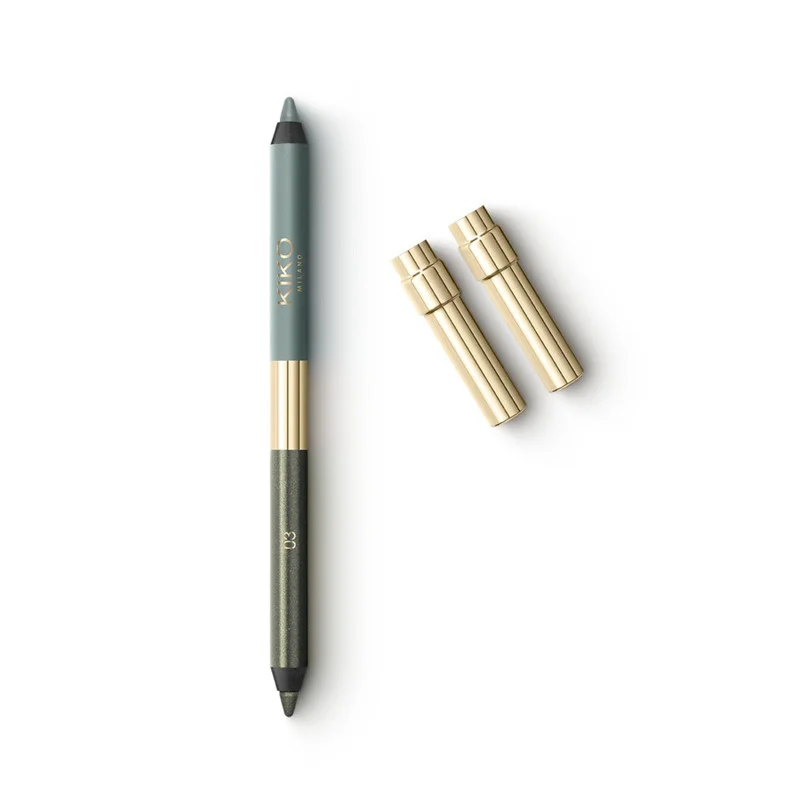 كيكو ميلانو HOLIDAY WONDERLIGHTS LASTING DUO EYEPENCIL Frosty  Pinewood