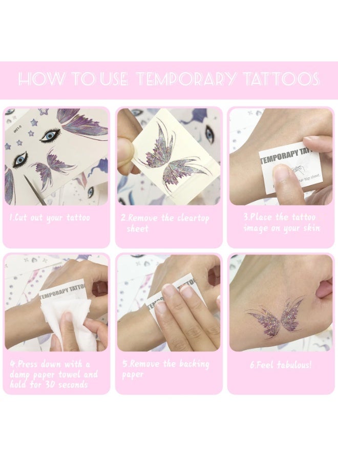 10 Sheets Shark Temporary Tattoo for Kids Baby Shark Tattoo Stickers Shark Birthday Party Decorations Sea Ocean Animal Party Supplies Favors for Boys and Girls Prizes for Kids Classroom - Image 5