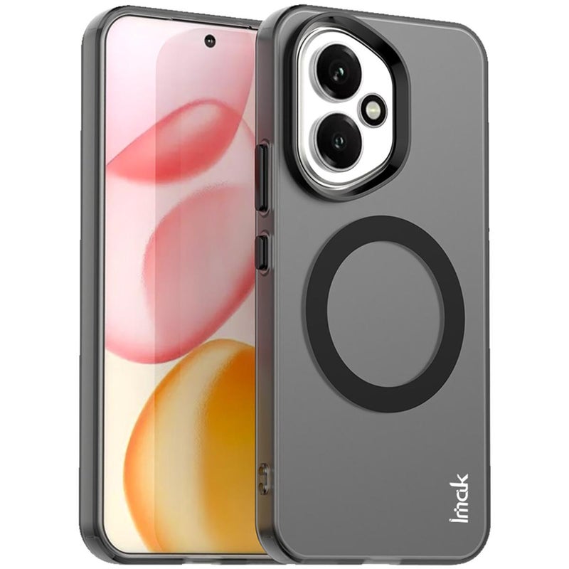 إيماك جراب هاتف For Honor 400 Global مقاس 156.5 مم من Imak Chocolate Series TPU + Pet Magsafe (أسود) - Image 1