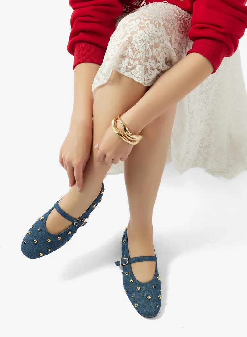 جينجر جينز ماري جينز بتفاصيل ذهبية