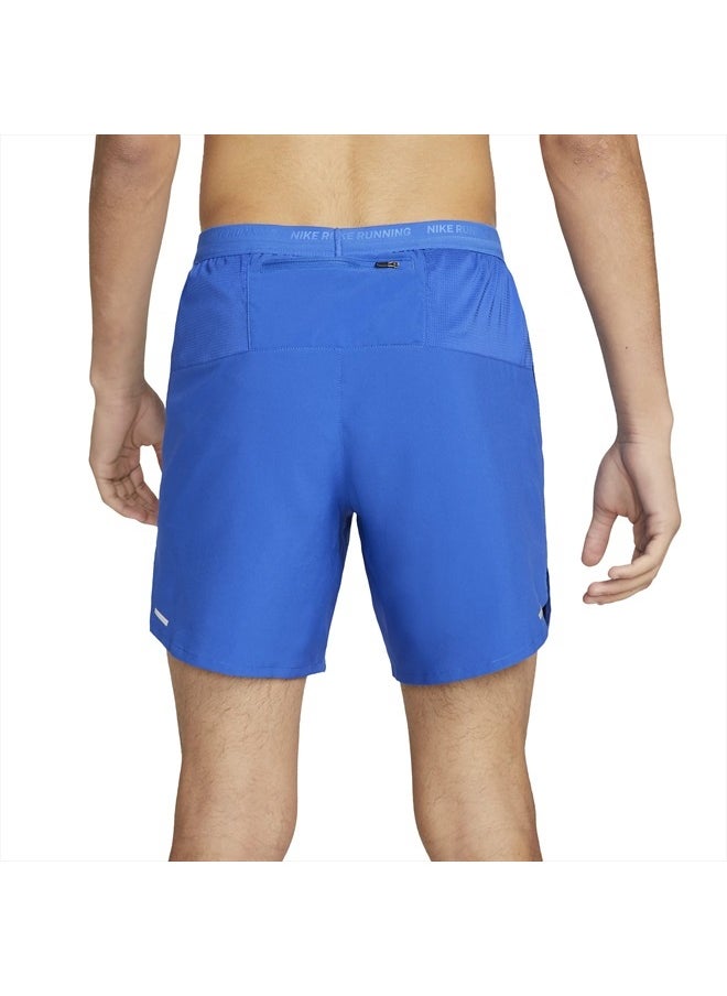 Dri-FIT Stride Men's 7" 2-in-1 Running Shorts (as1, Alpha, l, Regular, Regular, Game Royal/Black/Black)
