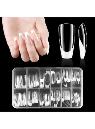 [White] 120 French Trapezoid Nail