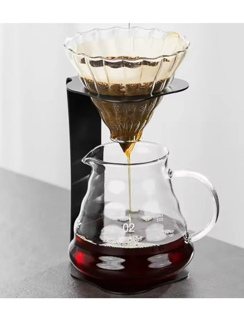 Metal Coffee Dripper Stand - Reusable Filter Coffee Dripper Stand - Pour Over Coffee Dripper Holder for Home Kitchen Office - Image 4