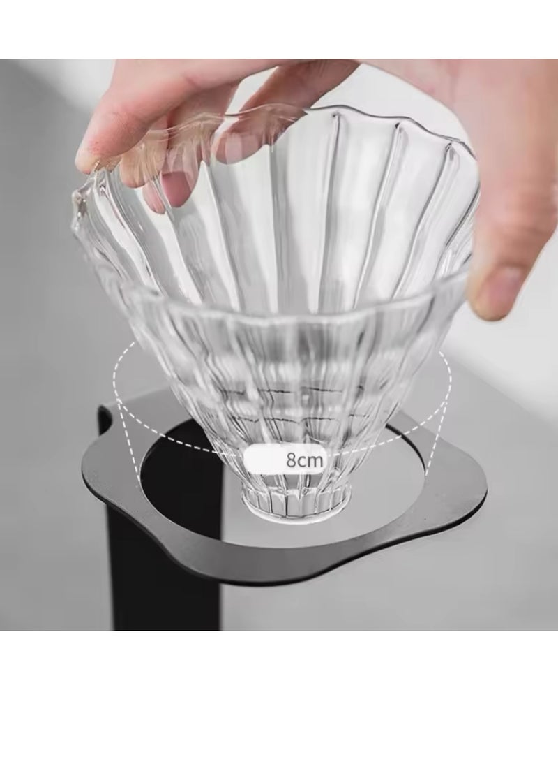 Metal Coffee Dripper Stand - Reusable Filter Coffee Dripper Stand - Pour Over Coffee Dripper Holder for Home Kitchen Office - Image 5