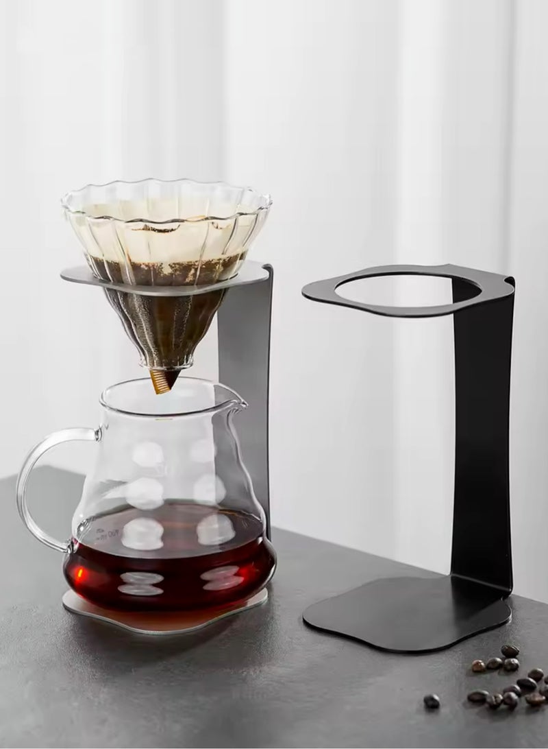 Metal Coffee Dripper Stand - Reusable Filter Coffee Dripper Stand - Pour Over Coffee Dripper Holder for Home Kitchen Office - Image 1