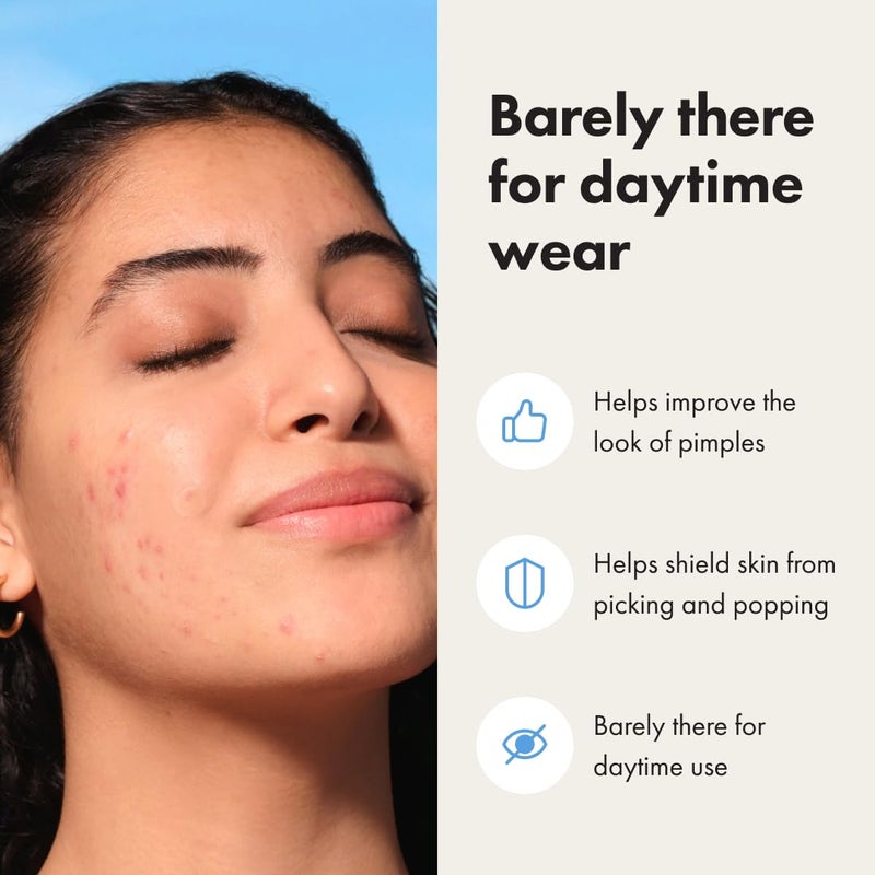 Mighty Patch Mini Invisible+ Patches - X-Small Daytime Hydrocolloid Acne Pimple Patches for Covering Zits & Blemishes, Blends Into Skin & Barely There (30 Count, 10mm Patch) - Image 4