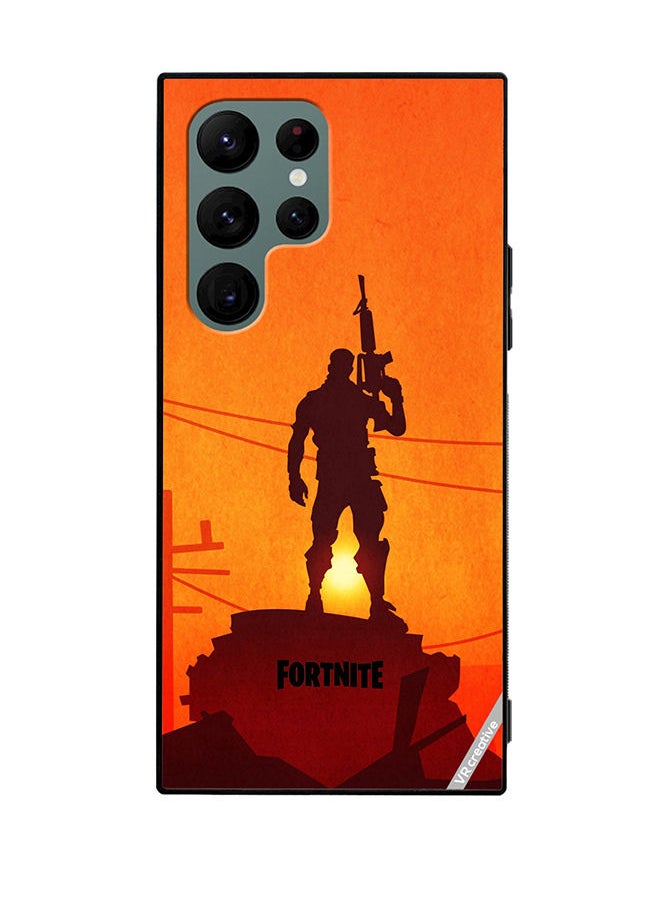 VR CREATIVE Protective Case Cover For Samsung Galaxy S22 Ultra 5G Fortnite Dave Design Multicolour  - Image 1