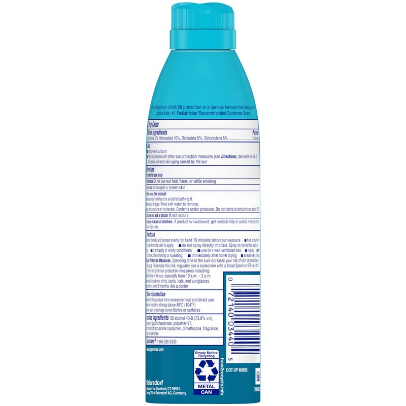 Coppertone Kids Sunscreen Spray SPF 50, Water Resistant Spray on Sunscreen for Kids, Pediatrician Recommended, 5.5 Oz Can, Pack of 3 - Image 4