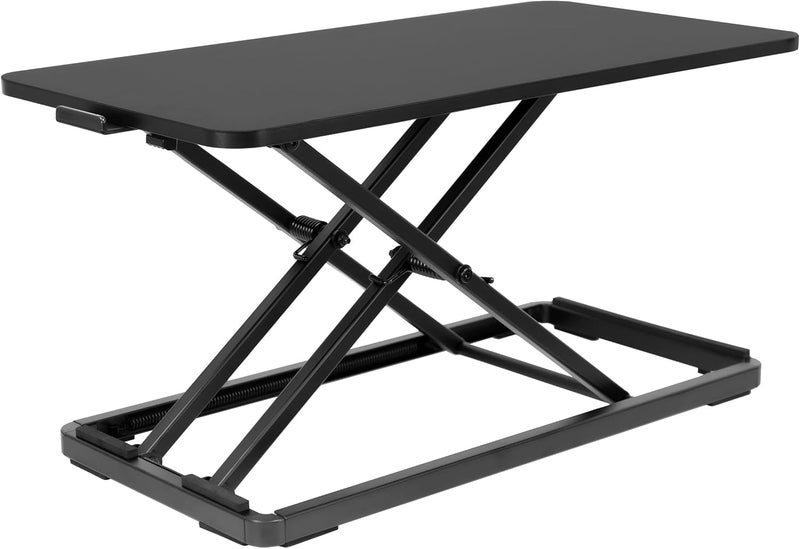 Mount-It! Standing Keyboard Tray, Adjustable Height Keyboard Riser for Desktop, Ergonomic Sit Stand Key board and Mouse Platform, Ergonomic Lifter for Keyboard and Laptops 23.6 x 11.8 Inch - Image 1