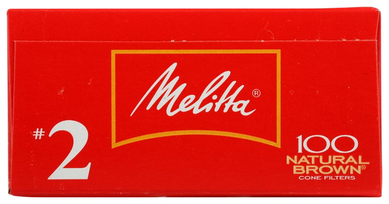 Melitta #2 Cone Coffee Filters, Natural Brown, 100 Count - Fits all 2-6 Cup Cone Coffee Makers and 1-cup Pour-Over Brewers, Compostable, Tear-Resistant, Made in USA - Image 3