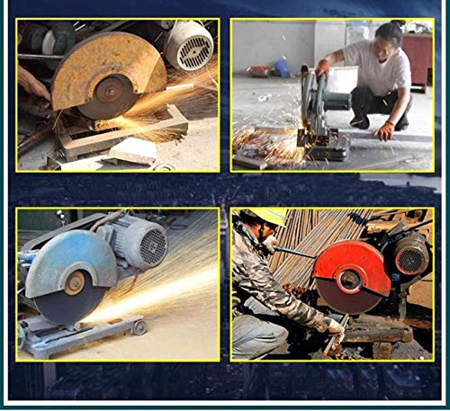 MinCHI257 14-Inch Cut-Off Wheel,10-Pack,14 Inch Abrasive Cut Off Blades Metal Cutting,Chop Saw Blades 14 Inches - Image 3
