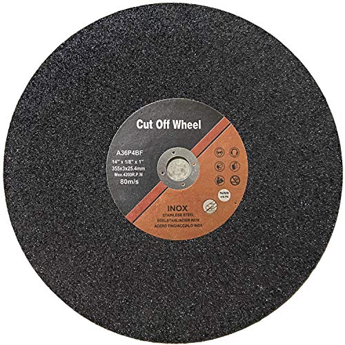 MinCHI257 14-Inch Cut-Off Wheel,10-Pack,14 Inch Abrasive Cut Off Blades Metal Cutting,Chop Saw Blades 14 Inches - Image 4