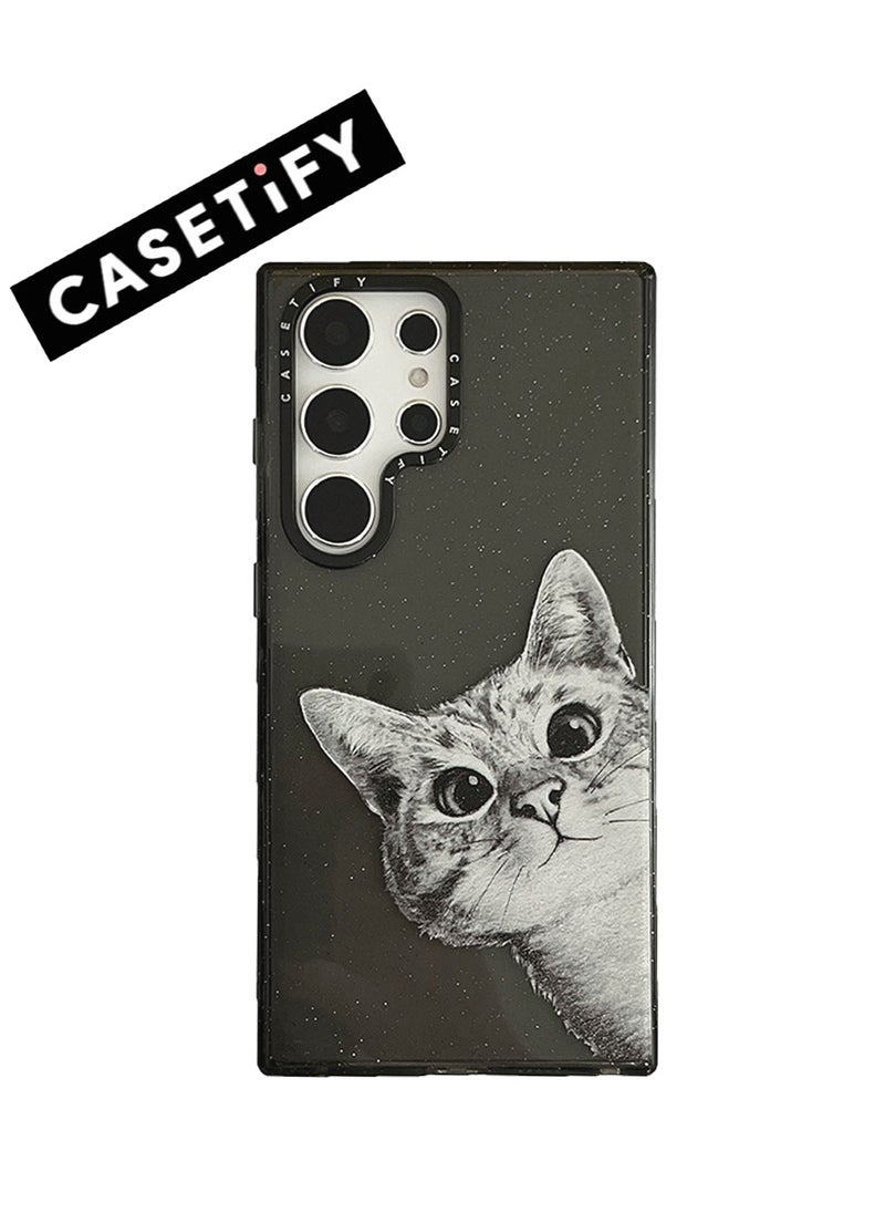 Casetify - Samsung Galaxy S23 Ultra Curious Cat Case - Image 1