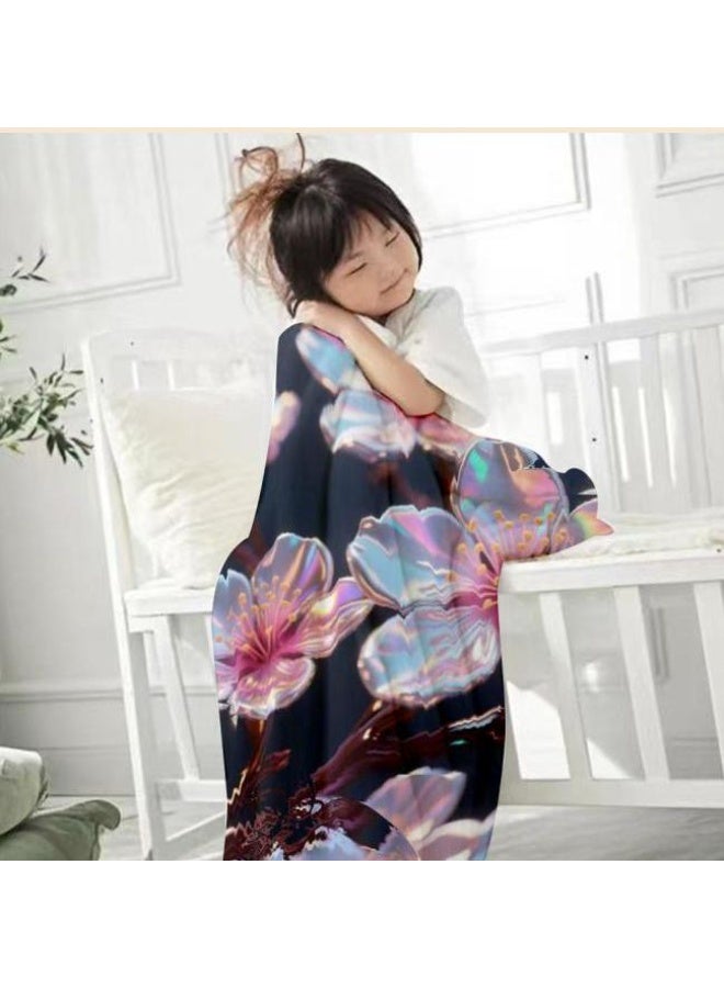general Children's or student cartoon flannel thin blanket (warm and comfortable, suitable for sleep, games) 100cm*150cm - Image 1