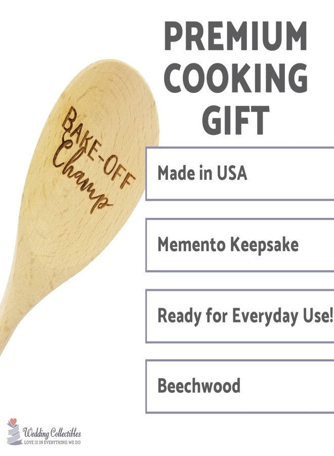 ويدينج كوليكتبلز ملعقة خشبية مقاس 14 بوصة، جائزة بطل برنامج الخبز | الكأس المثالي للخبز والهدية الفريدة لمحبي برامج الخبز! | كأس برنامج الخبز | كأس الطبخ | هدايا الخبز | كأس الشيف | كأس الفطيرة | كأس الكعكة - Image 3