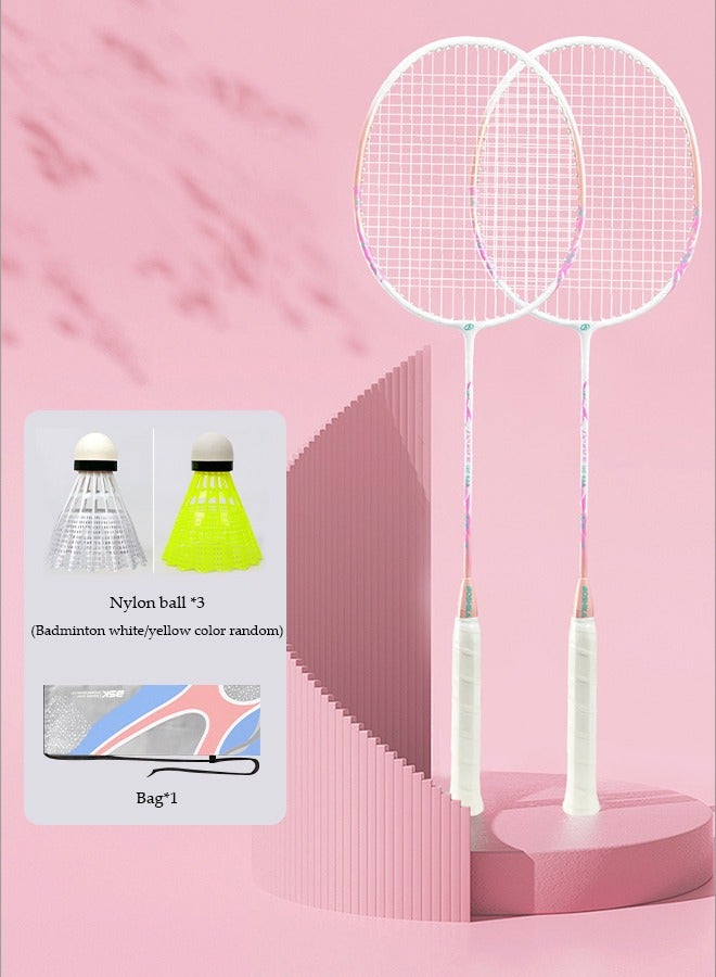 DUNISO مجموعة مضارب بادل مكونة من 2، مضارب بادل من سبائك الحديد تشمل حقيبة بادل، 3 كرات بادل، 2 قبضة مضرب للمبتدئين لألعاب الهواء الطلق في الفناء الخلفي، اللعب اليومي والتدريب - Image 1