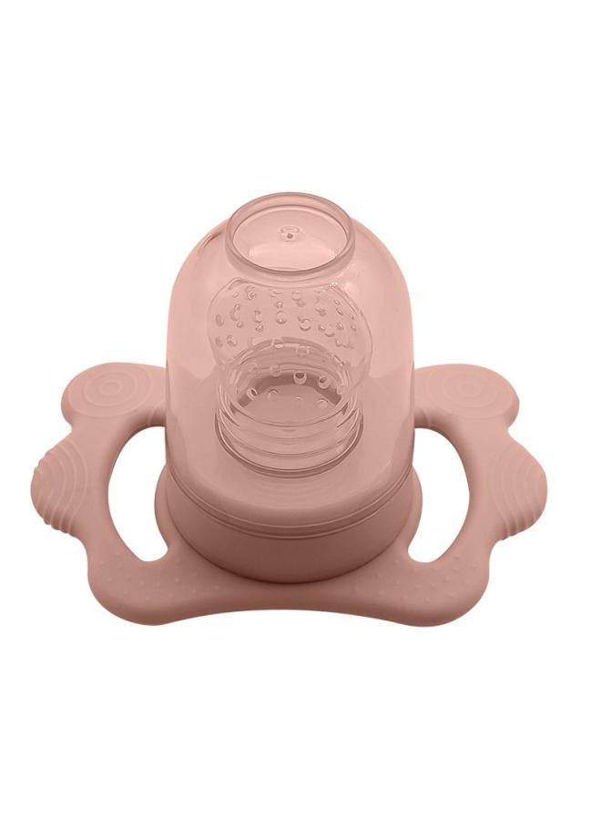 Jiexi Baby Four-leaf Clover Bite Music Fruit And Vegetable Music Fruit Food Supplement Tool Baby Food Bite Bag Silicone Teether