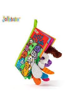 Generic Jollybaby Animal Tail Cloth Book Collection Enlightenment Early Education Cloth Book Infant Toys Baby Cloth Book Wholesale-Color:KT Animal Tail Cloth Book  - Image 1