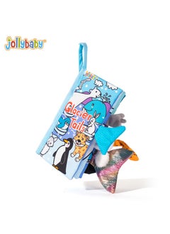 Generic Jollybaby Animal Tail Cloth Book Collection Enlightenment Early Education Cloth Book Infant Toys Baby Cloth Book Wholesale-Color:KT Animal Tail Cloth Book  - Image 5