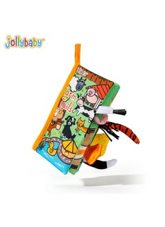 Generic Jollybaby Animal Tail Cloth Book Collection Enlightenment Early Education Cloth Book Infant Toys Baby Cloth Book Wholesale-Color:KT Animal Tail Cloth Book  - Image 4