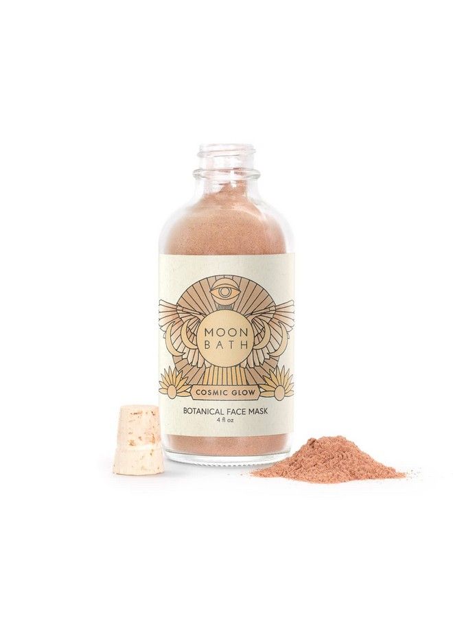 Moon Bath Cosmic Glow Botanical Face Mask | Ayurvedic Facial W/Fine Herbs & Clay. Brighten & Calm The Skin. Reduce Inflammation & Polish Face For Enhanced Radiance. Organic & Natural Beauty 4 Fl Oz - Image 2