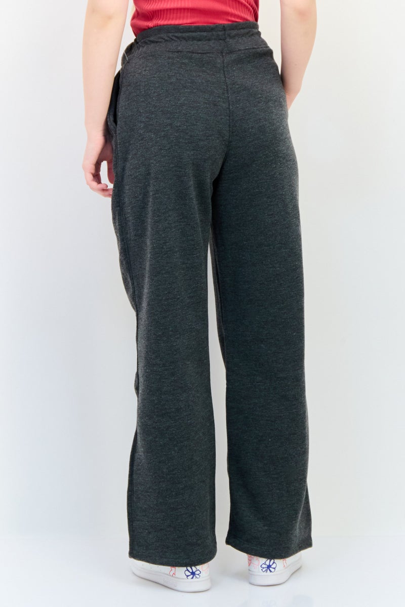 BSP Women Sportswear Fit Heather Outdoor Sweatpants, Dark Grey - Image 2