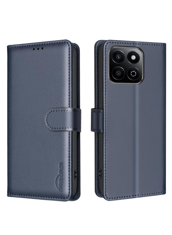 S-TOP Case For Honor 200 Smart / X7C Litchi Texture RFID Anti-theft Leather Phone Case - Image 1