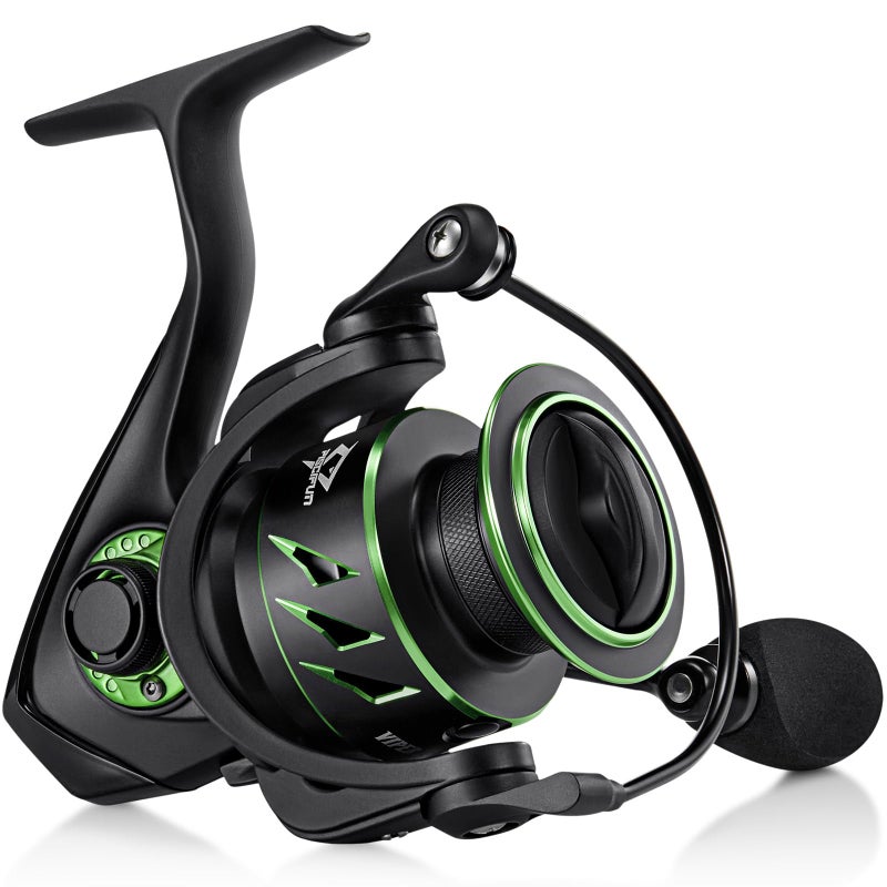 Piscifun Viper X Spinning Reel, Ultralight 6.2:1 High Speed Spinning Fishing Reel, 10+1BB, Carbon Fiber 33 LB Max Drag,2000 Series - Image 1