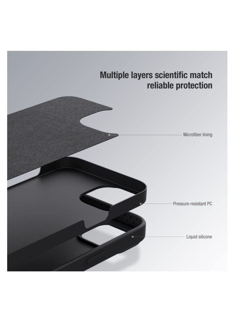 Raxoom Silicone Protective Case Compatible with iPhone 14 Pro Soft Liquid Gel Rubber Cover Shockproof Bumper Anti-Scratch Anti-Fingerprint Anti-Drop Slim Cover for iPhone (for iPhone 14 Pro ) - Image 3