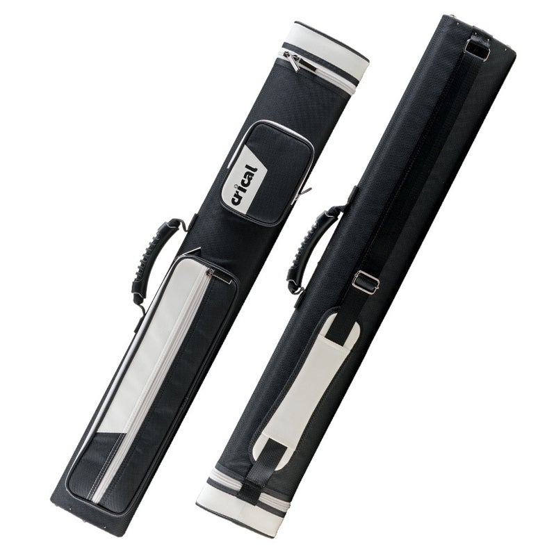 Generic CRICAL Star God Large 6-Hole Cue Case Billiards Bag Upgraded White
