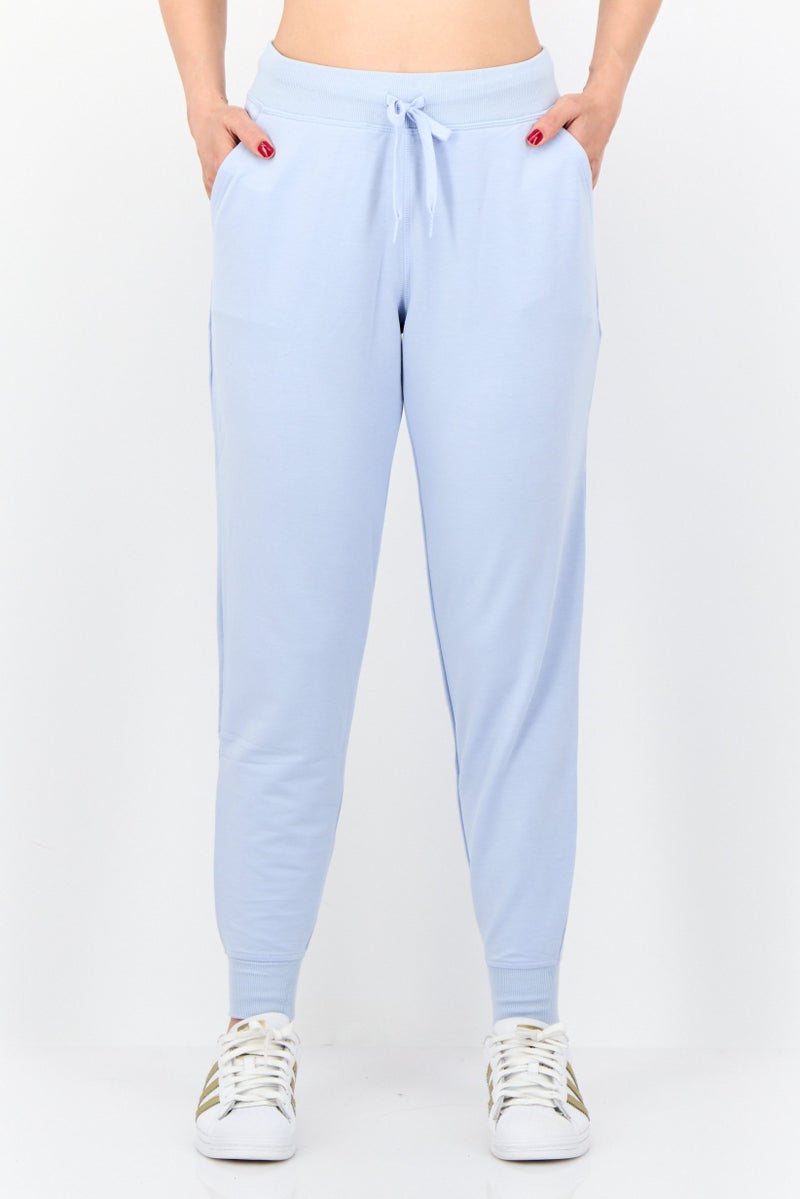 SKECHERS Women Sportswear Fit Outdoor Sweatpants Pants, Slate Blue - Image 1