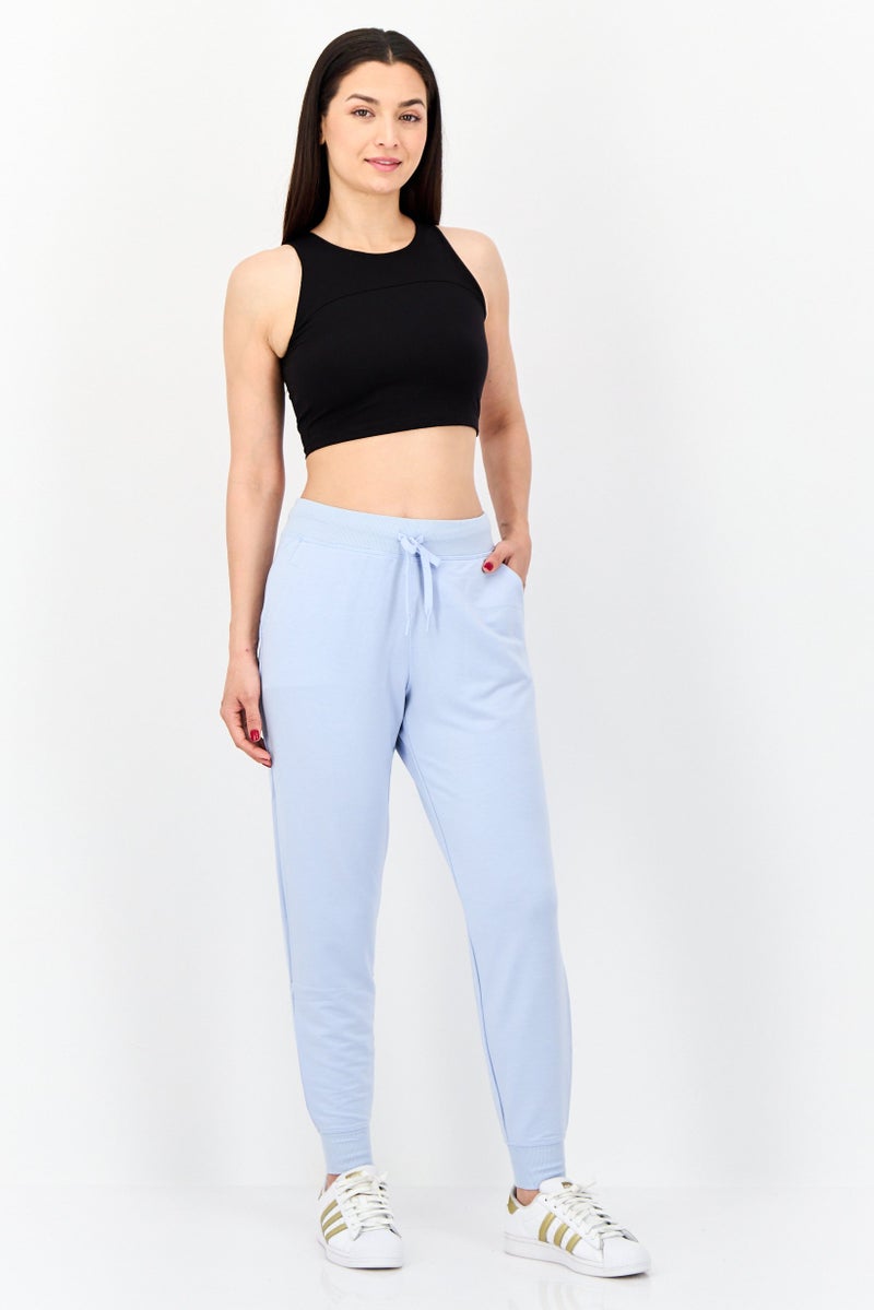 SKECHERS Women Sportswear Fit Outdoor Sweatpants Pants, Slate Blue - Image 4