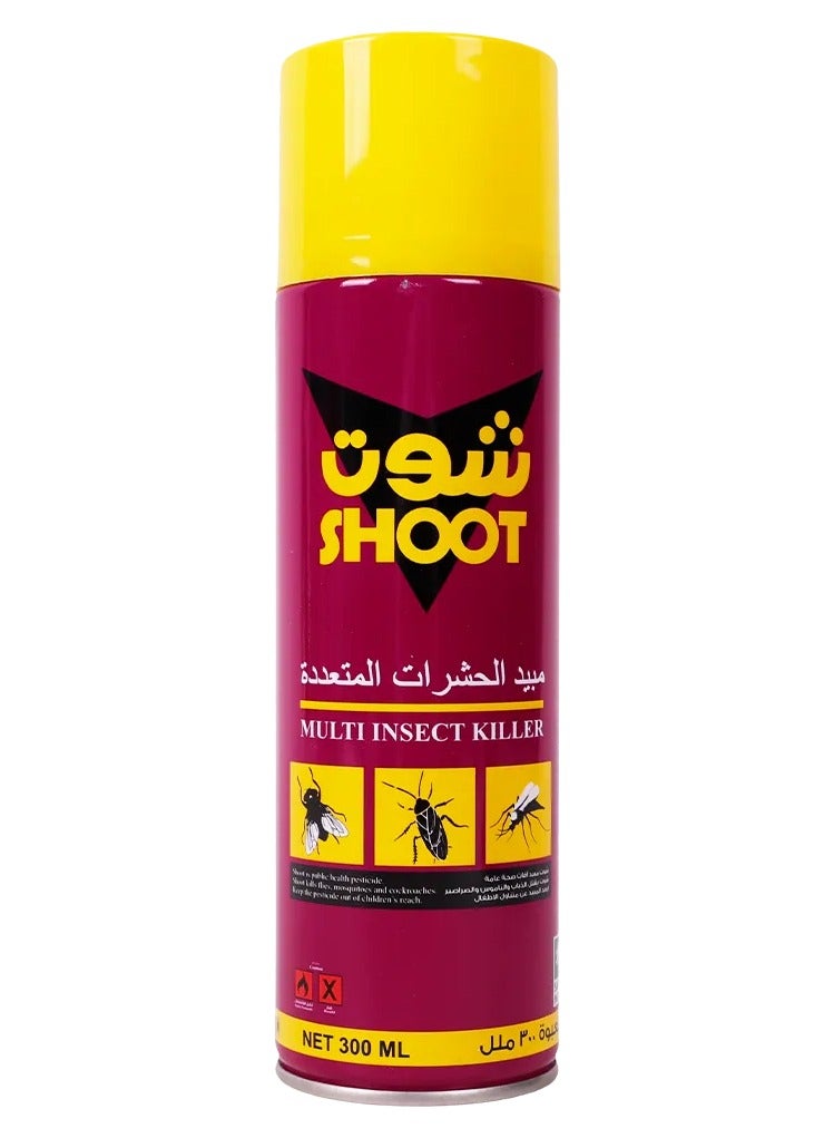 شوت مبيد حشري للقضاء على الحشرات الطائرة والزاحفة 300 مل