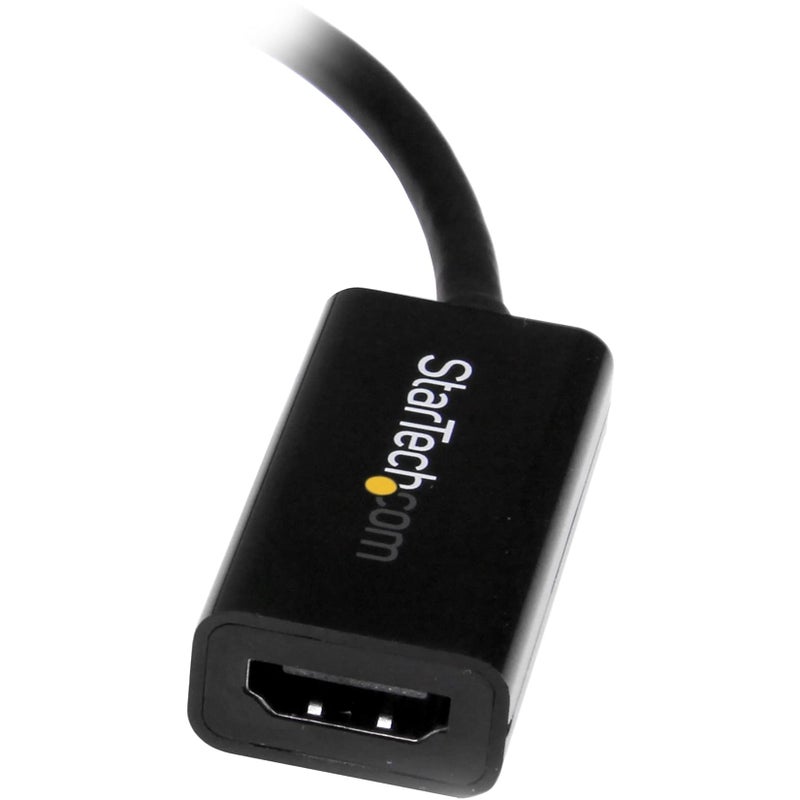Startech.com StarTech.com Mini DisplayPort to HDMI Adapter - Active mDP to HDMI Video Converter - 4K 30Hz - Mini DP or Thunderbolt 1/2 Mac/PC to HDMI Monitor/TV/Display - mDP 1.2 to HDMI Adapter Dongle (MDP2HD4KS)  - Image 2