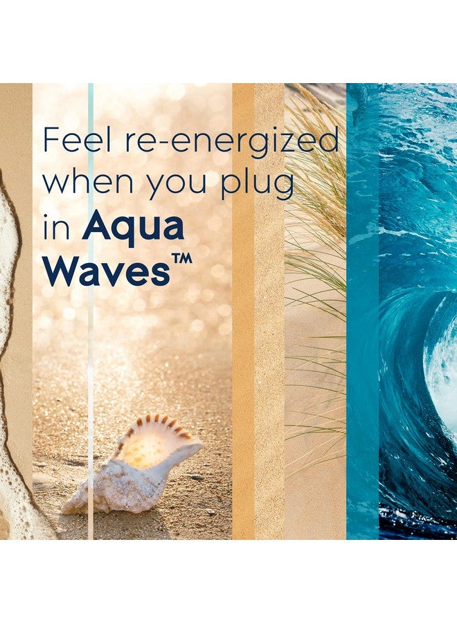 Glade PlugIns Refills Air Freshener, Scented and Essential Oils for Home and Bathroom, Aqua Waves, 1.34 Fl Oz, 2 Count - Image 2