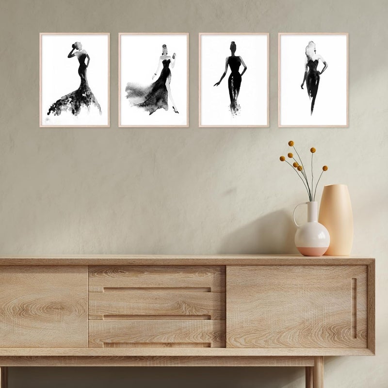 Insire Makeup Wall Decor - Set of 4 (8x10) Unframed - Image 3