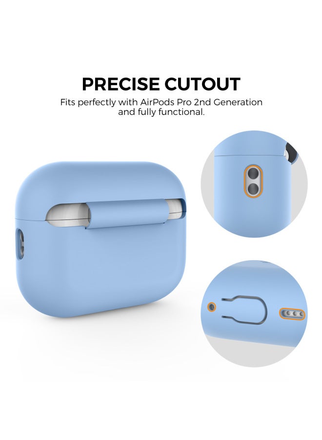 أهاستايل مناسب لـ Apple Airpods Pro 2 - غطاء سيليكون واقي عالمي مع سدادة غبار لكل من Lightning وType-C - Image 4