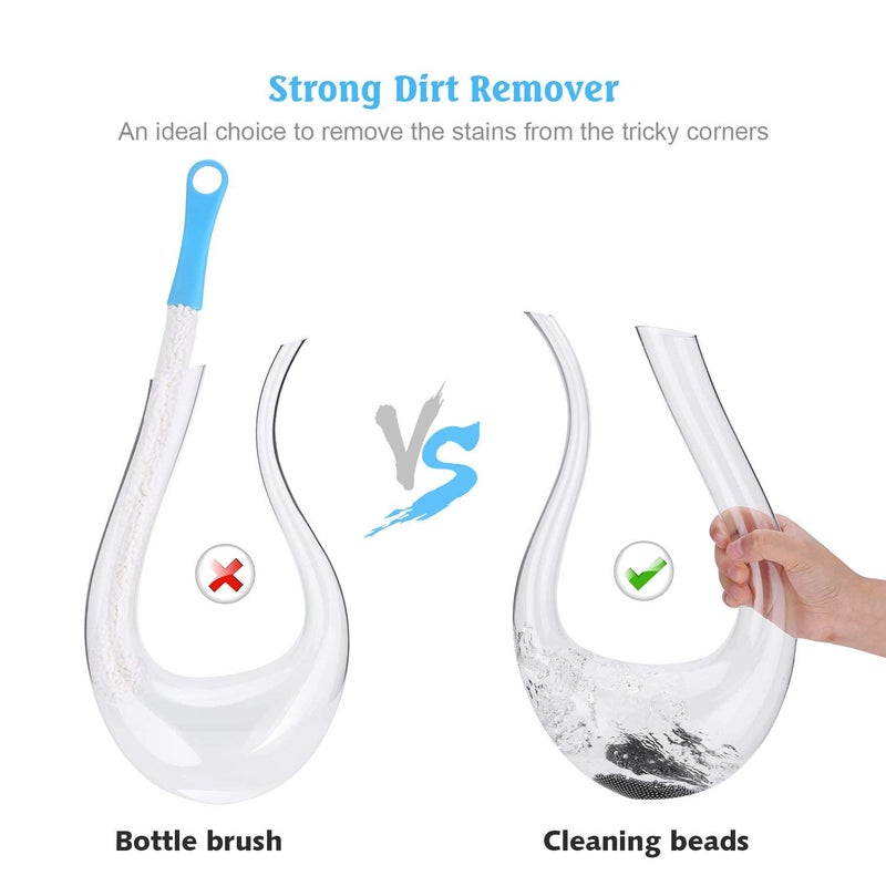 Simtive 1000 PCS Decanter Cleaning Beads, Cleaner for Wine Decanter, Carafe and Vase, 304 Stainless Steel Cleaning balls - Image 4