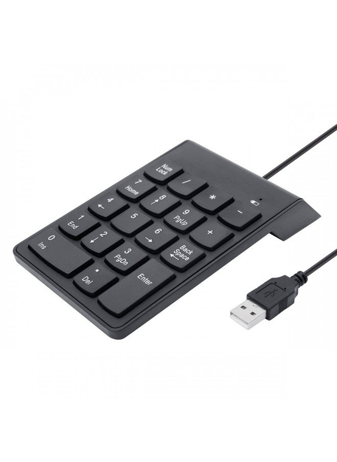 Kadaon Kadaon Numeric Keypad,USB Numeric Keypad, USB 18 Key Number Numeric Keypad Keyboard for Laptop/Notebook PC Computer  - Image 1