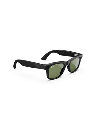 Ray Ban Wayfarer RW4006 Shiny Black Frames With G15 Green Classic Lenses Direct To Social 12MP Camera Open Ear Audio Five-Mic System AI Voice Control - view 3