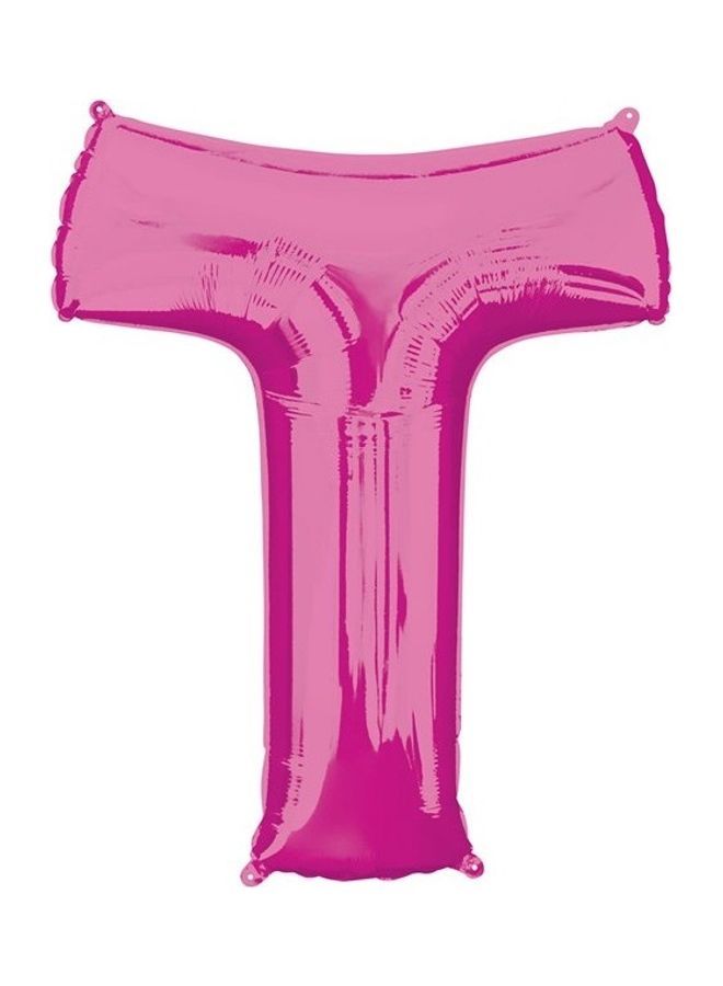 NIBEMINENT T Letter Shape Foil Balloon 16inch