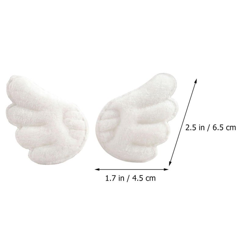 DOITOOL 15 Pairs Angel Wings Patches for White DIY Sewing Clothing Hat Decoration - Image 3