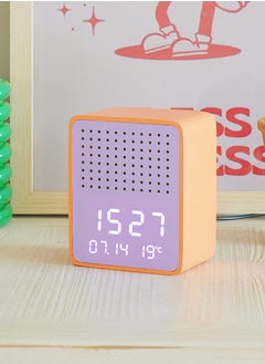 Steepletone Steepletone Rise Play Digital Alarm Clock Bluetooth Speaker Customizable Display Temperature Reading Home Decor  - Image 1
