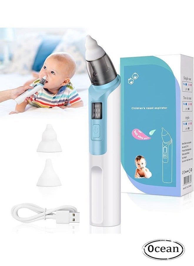 Baby Nasal Aspirator, Nose Sucker for Baby, Electric Baby Nose Cleaner with 2 Sizes Silicone Tips and 6 Level Adjustment for Newborn Toddlers & Kids,USB Rechargeable - pzsku/Z2335C24B52CD0E22E902Z/45/_/1724818037/470e5142-098d-47cc-93a4-cee7d20f02d1