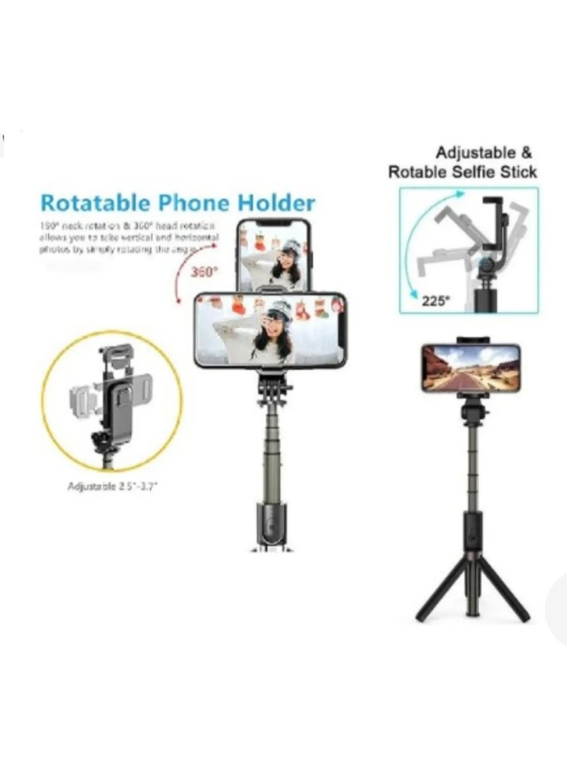 منخفض عصا سيلفي لاسلكية مزودة بتقنية بلوتوث عصا سيلفي محمولة، مزودة بحامل ثلاثي القوائم، مزودة بإضاءة، متوافقة مع أجهزة iPhone 14/13 Pro/12/11 Pro/Max/XS/XR/X/8/7 وهواتف Android الذكية - Image 3