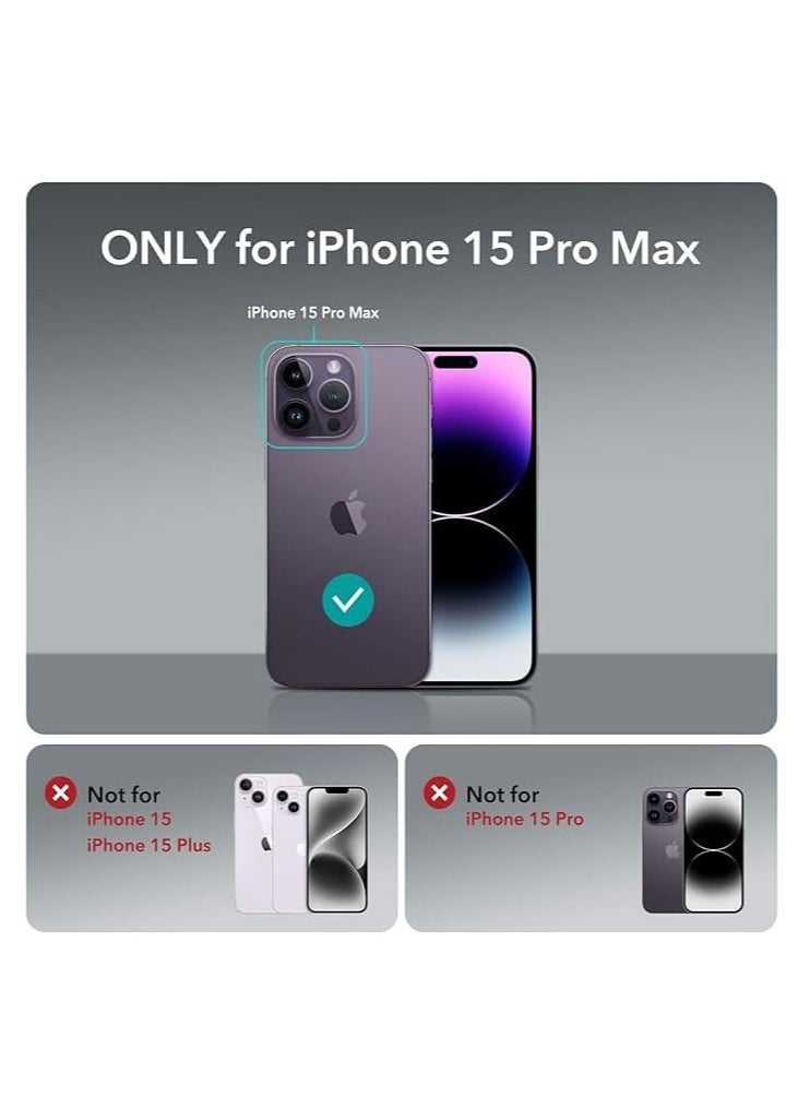 Case Clear Magnetic Case for iPhone 15 Pro Max 6.7 Inches, Compatible with Magsafe, Slim, Ultra Thin, Soft, Transparent, Silicone, TPU, Shockproof Mobile Phone Case, Scratch-Resistant, Non-Slip  - Image 3