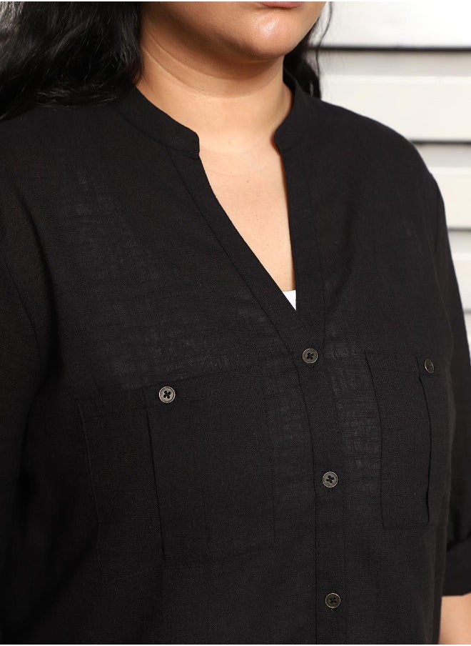 HIGH STAR - Women Black Shirts - Image 1
