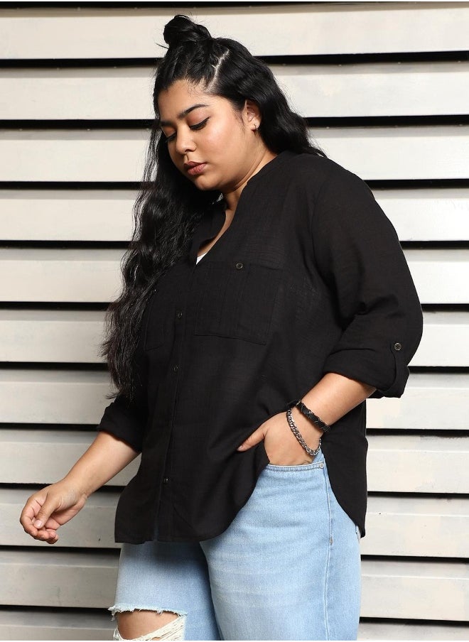 HIGH STAR - Women Black Shirts - Image 1