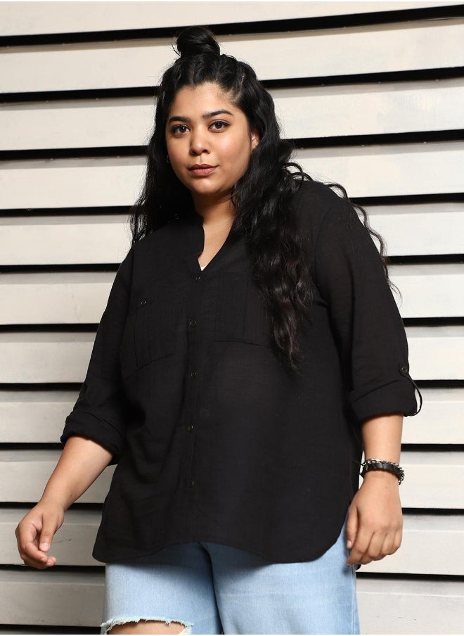 HIGH STAR - Women Black Shirts - Image 1
