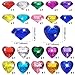 AiFanS 20PCS Diving Gems Pool Toys Colorful Diamond and Hearts Underwater Swim Training Gift for Kids Summer Water Pool Game Set - Image 4